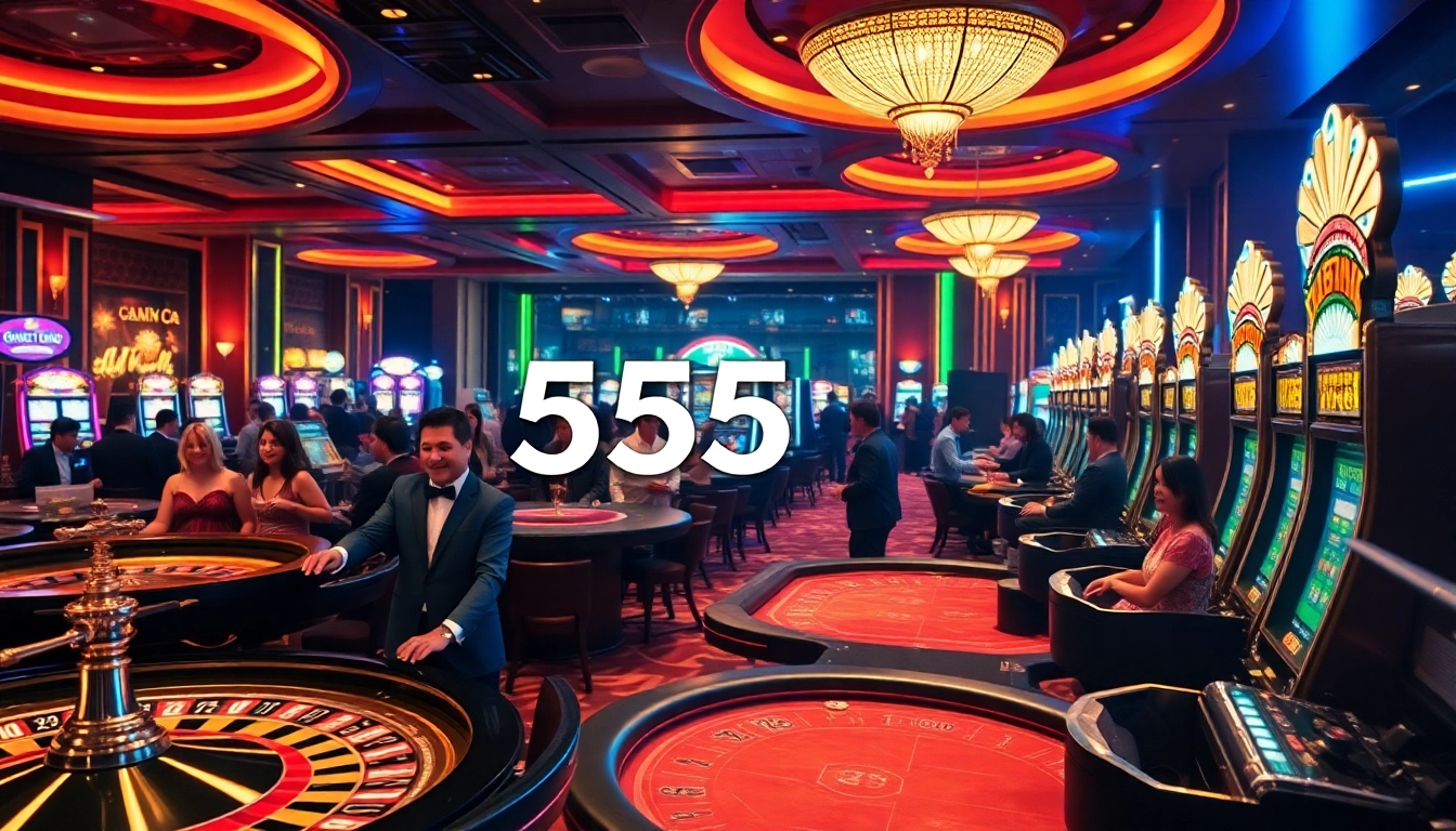 Experience the thrill of 555 win with vibrant casino games and joyful players.