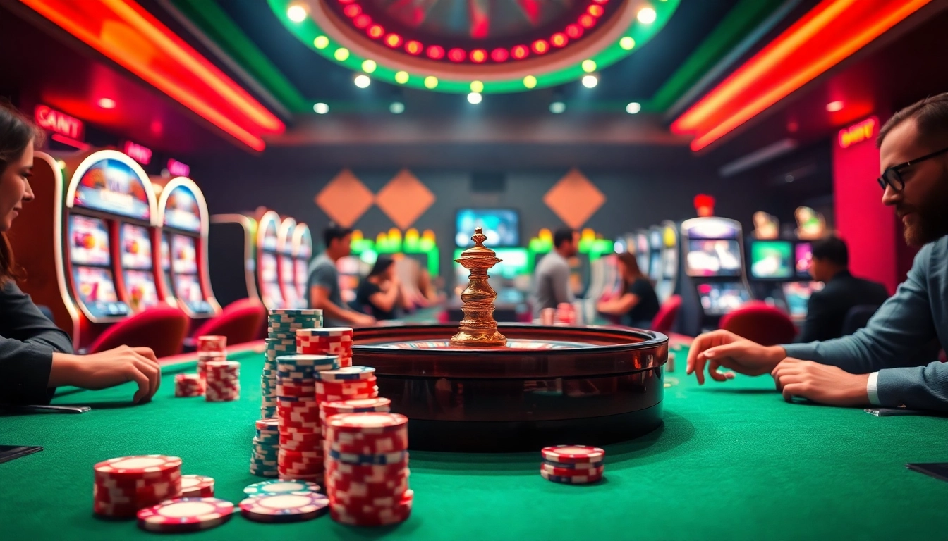 Vivez des jeux de hasard palpitants avec Meilleur Abonnement IPTV Smarters N°1 en France & Europe, entouré de jetons de poker colorés et d'une roulette.