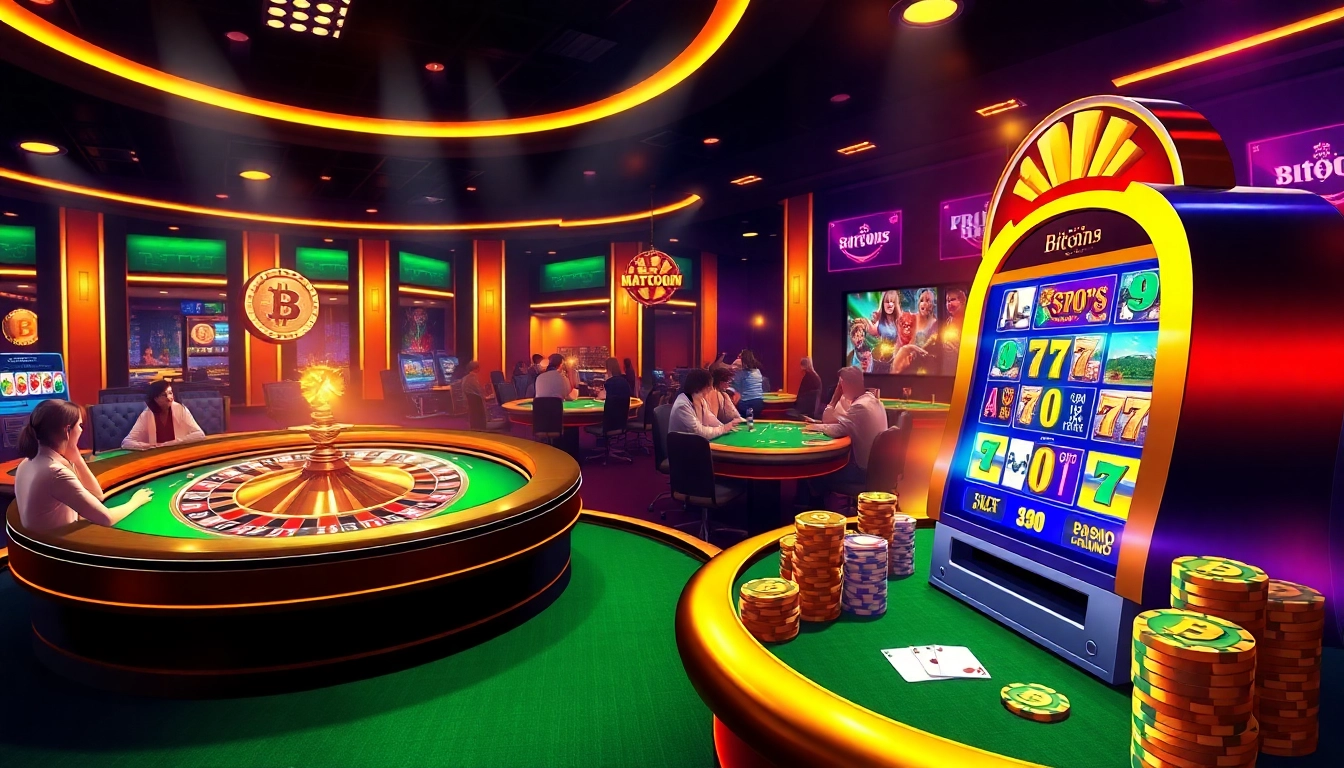 Vivez l'excitation d'un casino Bitcoin avec des parties dynamiques sur les tables de poker.